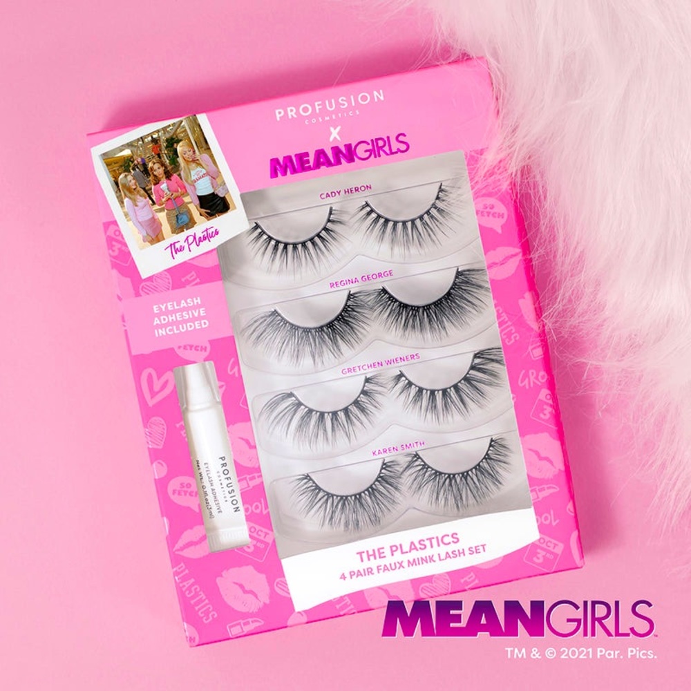 MEAN GIRLS 4 Pair Faux Mink Lash Set